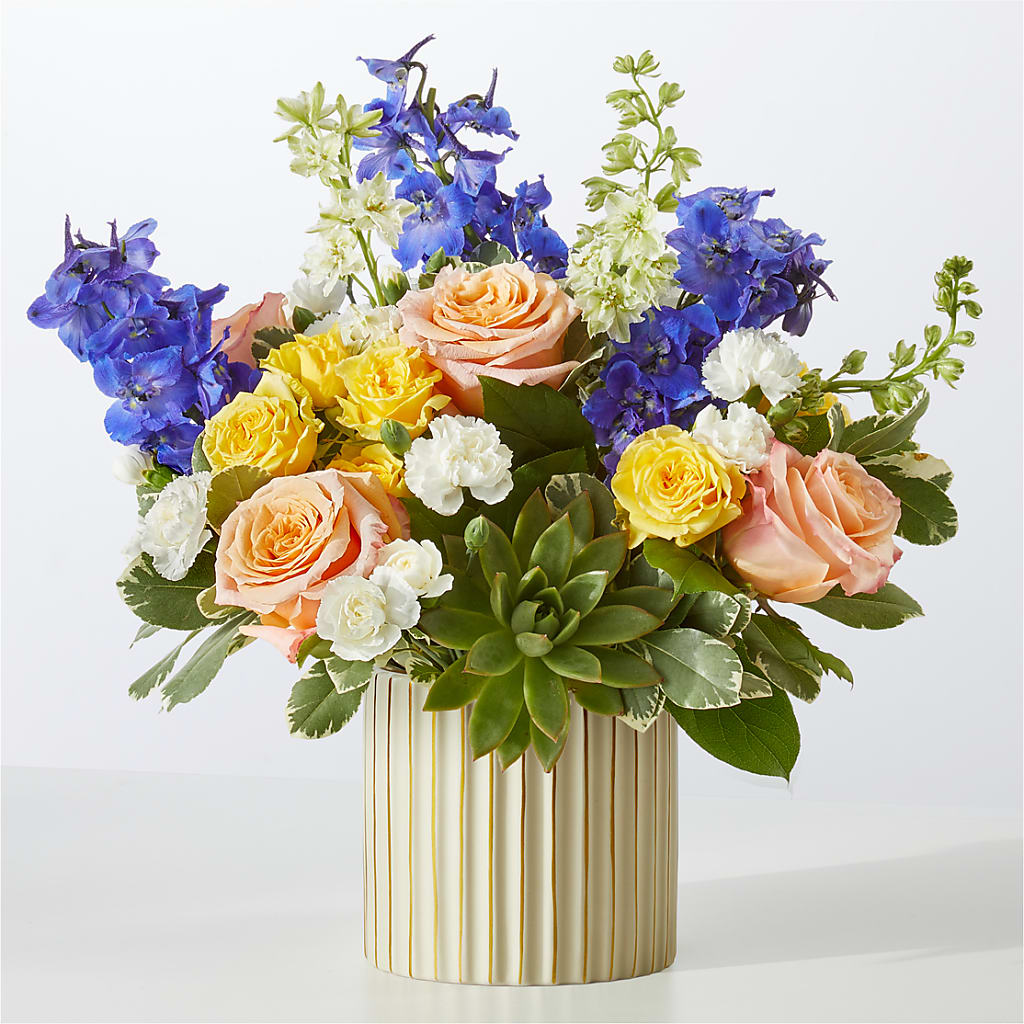 Cobalt Reverie Bouquet – ELLIJAY'S HOMETOWN FLORIST INC, Ellijay GA