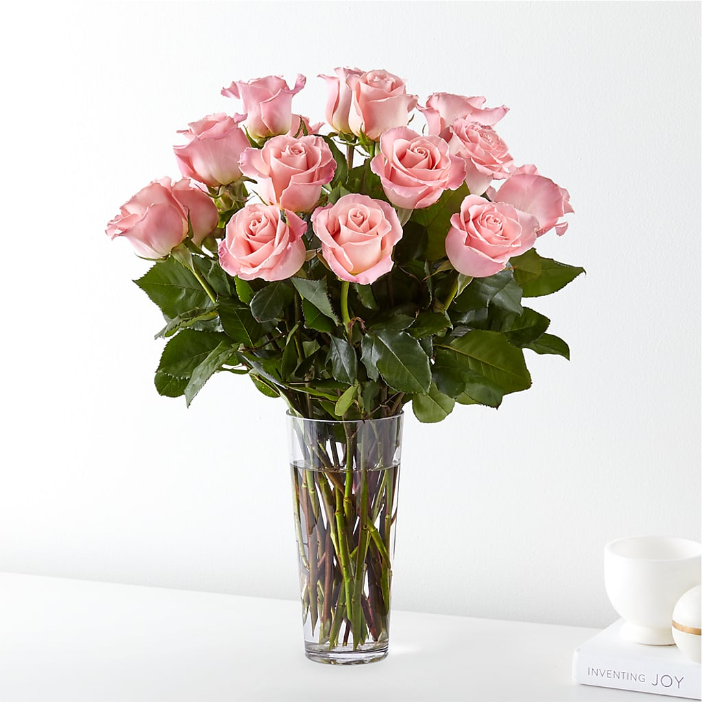 Long Stem Pink Rose Bouquet – ELLIJAY'S HOMETOWN FLORIST INC, Ellijay GA