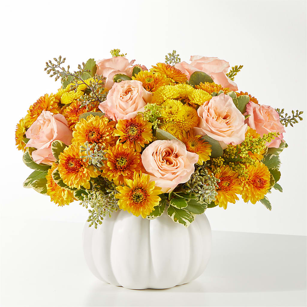 Peachy Pumpkin – ELLIJAY'S HOMETOWN FLORIST INC, Ellijay GA