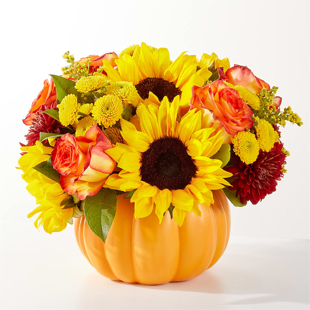 Golden Gourd Pumpkin Bouquet – ELLIJAY'S HOMETOWN FLORIST INC, Ellijay GA
