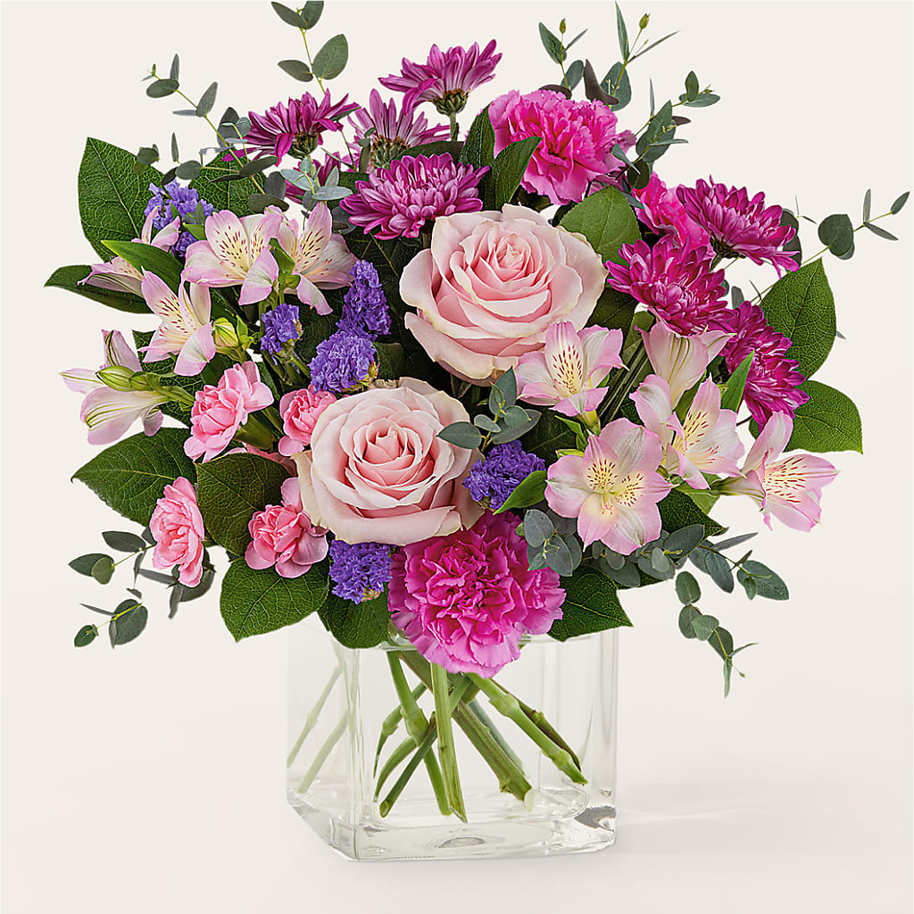 Rosy Radiance Bouquet – ELLIJAY'S HOMETOWN FLORIST INC, Ellijay GA