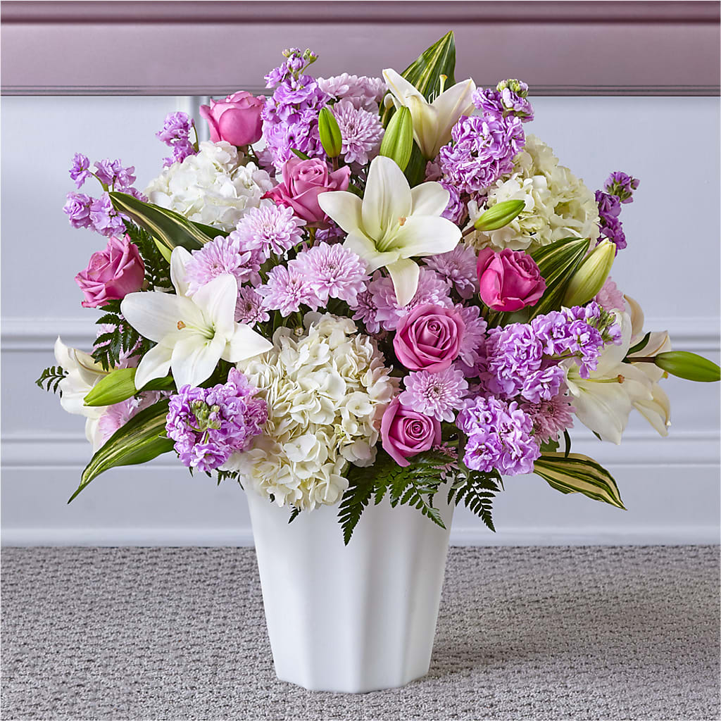 Heaven Sent Floor Basket – ELLIJAY'S HOMETOWN FLORIST INC, Ellijay GA