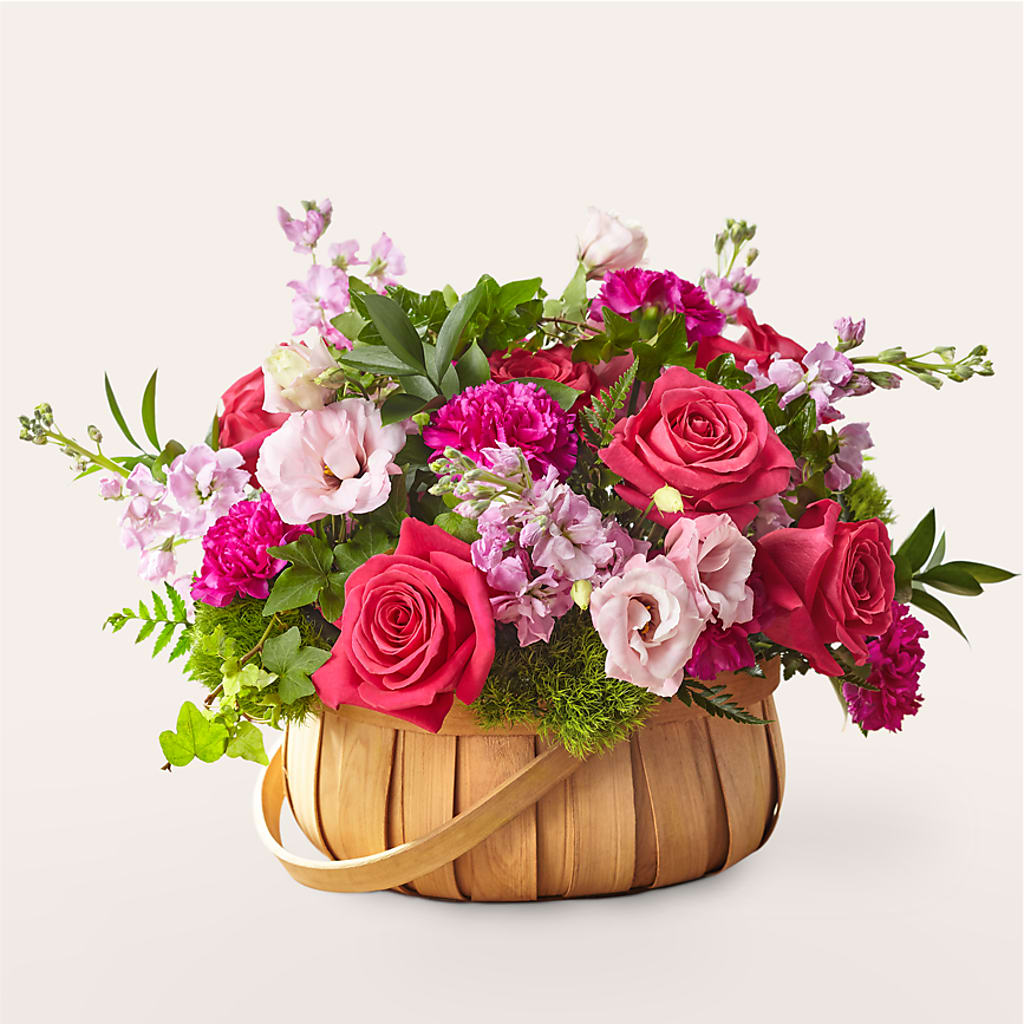 Radiance in Bloom Basket – ELLIJAY'S HOMETOWN FLORIST INC, Ellijay GA