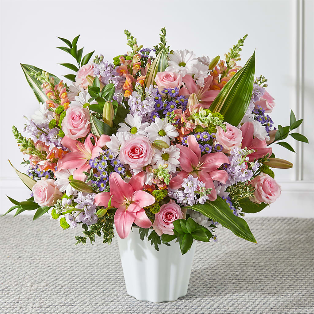 Abundant Compassion Floor Basket – ELLIJAY'S HOMETOWN FLORIST INC, Ellijay GA