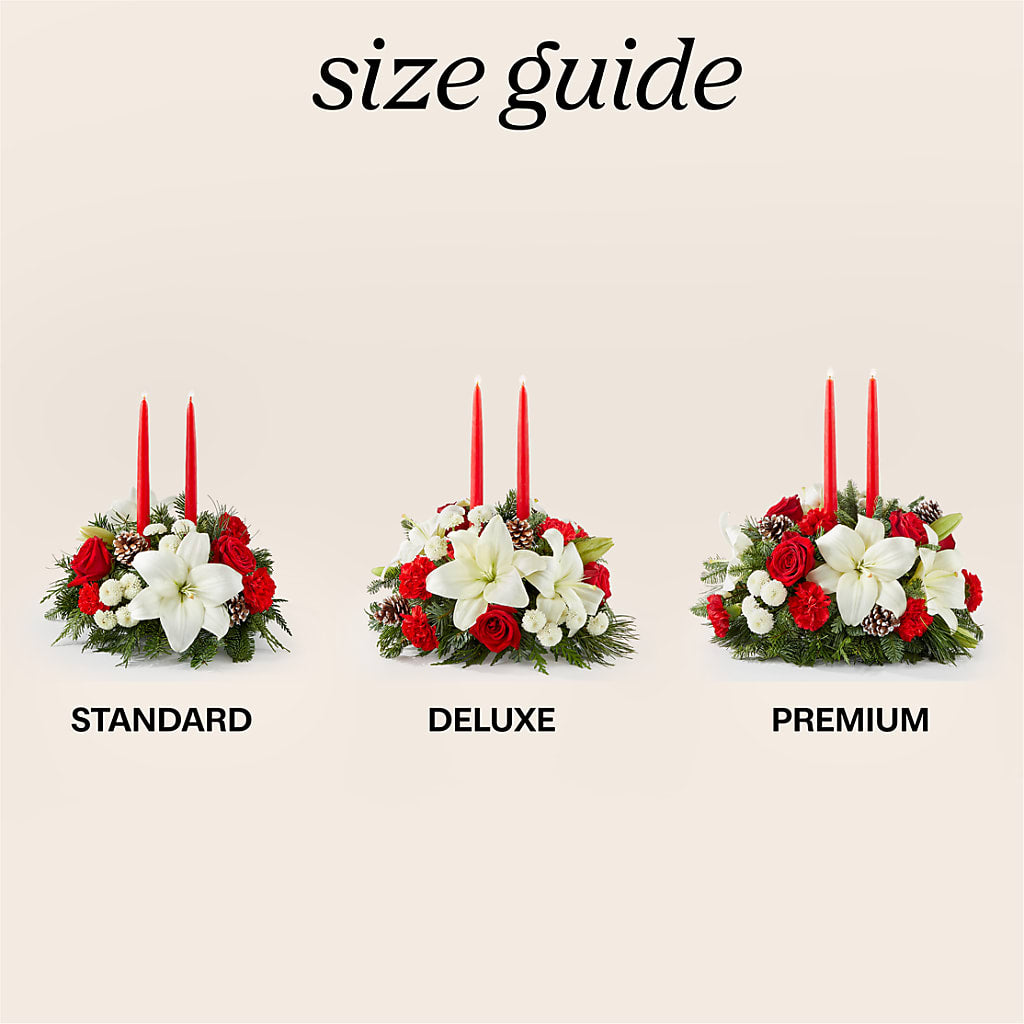 Seasonal Festivities Centerpiece – ELLIJAY'S HOMETOWN FLORIST INC, Ellijay GA