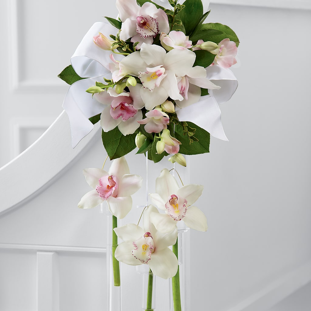 Perfect Entrance Pew Arrangement – ELLIJAY'S HOMETOWN FLORIST INC, Ellijay GA