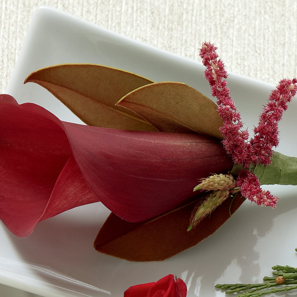 Red Calla Boutonniere – ELLIJAY'S HOMETOWN FLORIST INC, Ellijay GA