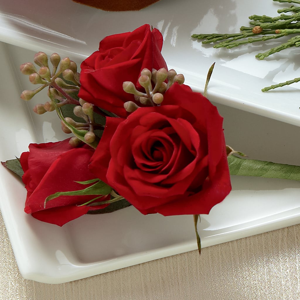 Red Spray Rose Boutonniere – ELLIJAY'S HOMETOWN FLORIST INC, Ellijay GA