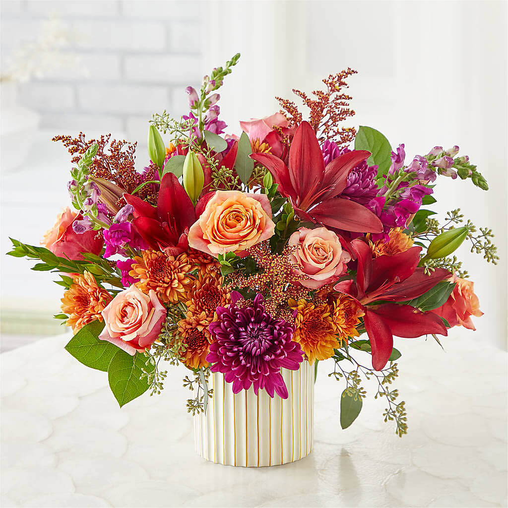Burgundy Landscape Bouquet – ELLIJAY'S HOMETOWN FLORIST INC, Ellijay GA