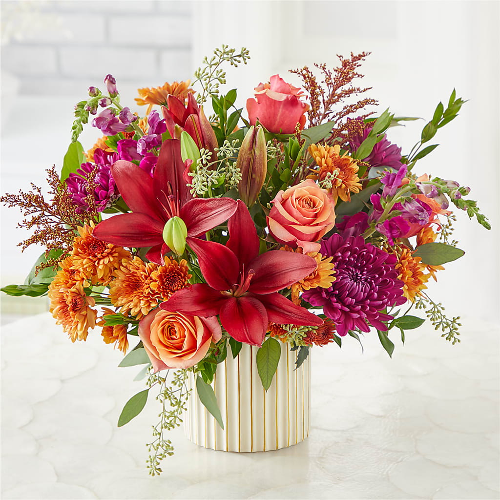 Burgundy Landscape Bouquet – ELLIJAY'S HOMETOWN FLORIST INC, Ellijay GA