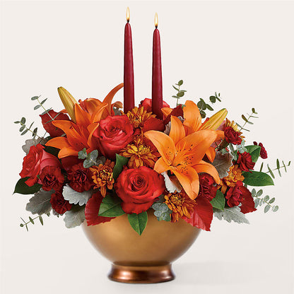 Fruits of Fall Centerpiece – ELLIJAY'S HOMETOWN FLORIST INC, Ellijay GA