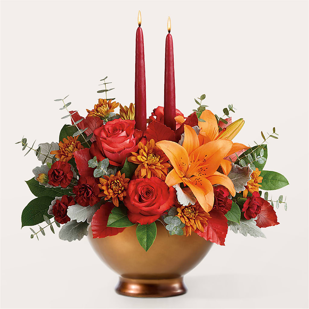 Fruits of Fall Centerpiece – ELLIJAY'S HOMETOWN FLORIST INC, Ellijay GA