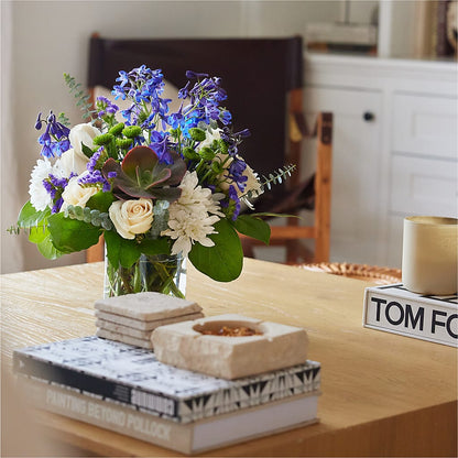 Cerulean Waves Bouquet – ELLIJAY'S HOMETOWN FLORIST INC, Ellijay GA