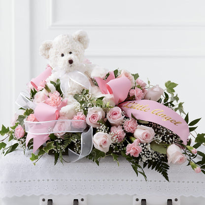 Touch of Sympathy Casket Spray – ELLIJAY'S HOMETOWN FLORIST INC, Ellijay GA