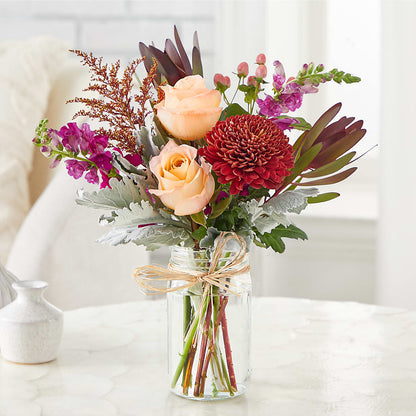 Moody Hues Bouquet – ELLIJAY'S HOMETOWN FLORIST INC, Ellijay GA