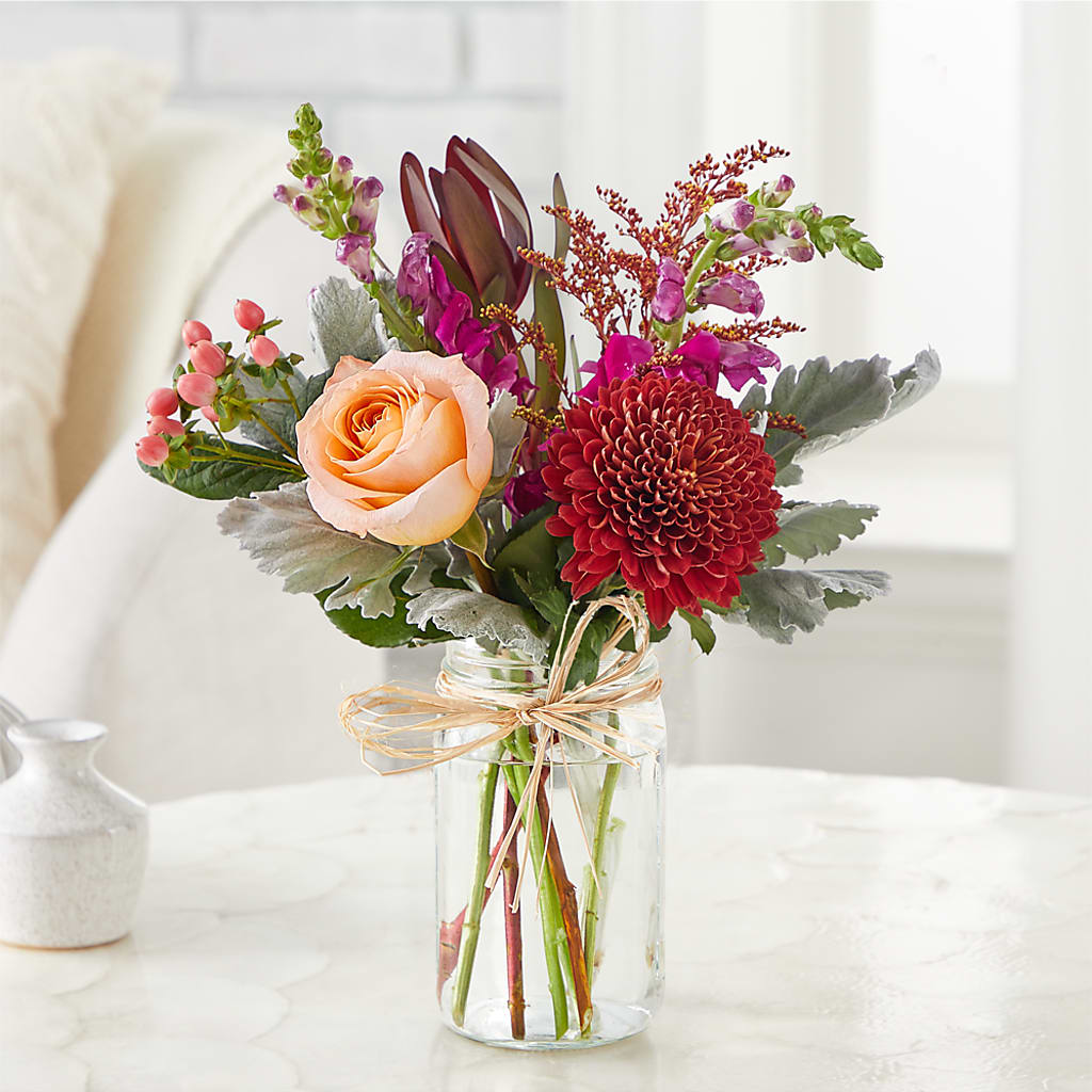 Moody Hues Bouquet – ELLIJAY'S HOMETOWN FLORIST INC, Ellijay GA