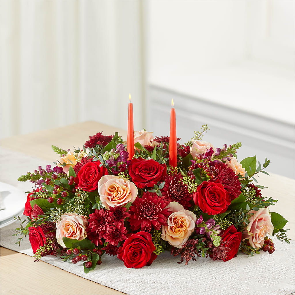 Most Thankful Centerpiece – ELLIJAY'S HOMETOWN FLORIST INC, Ellijay GA