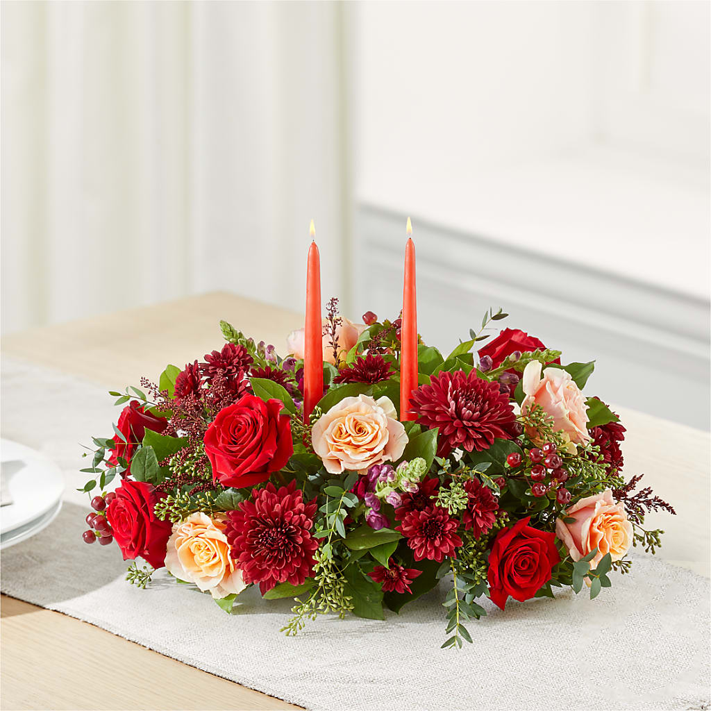 Most Thankful Centerpiece – ELLIJAY'S HOMETOWN FLORIST INC, Ellijay GA